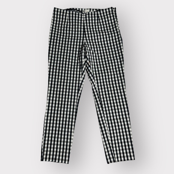 A New Day, Stretch Plaid Cropped Pants, Size 12 - Picture 2 of 11